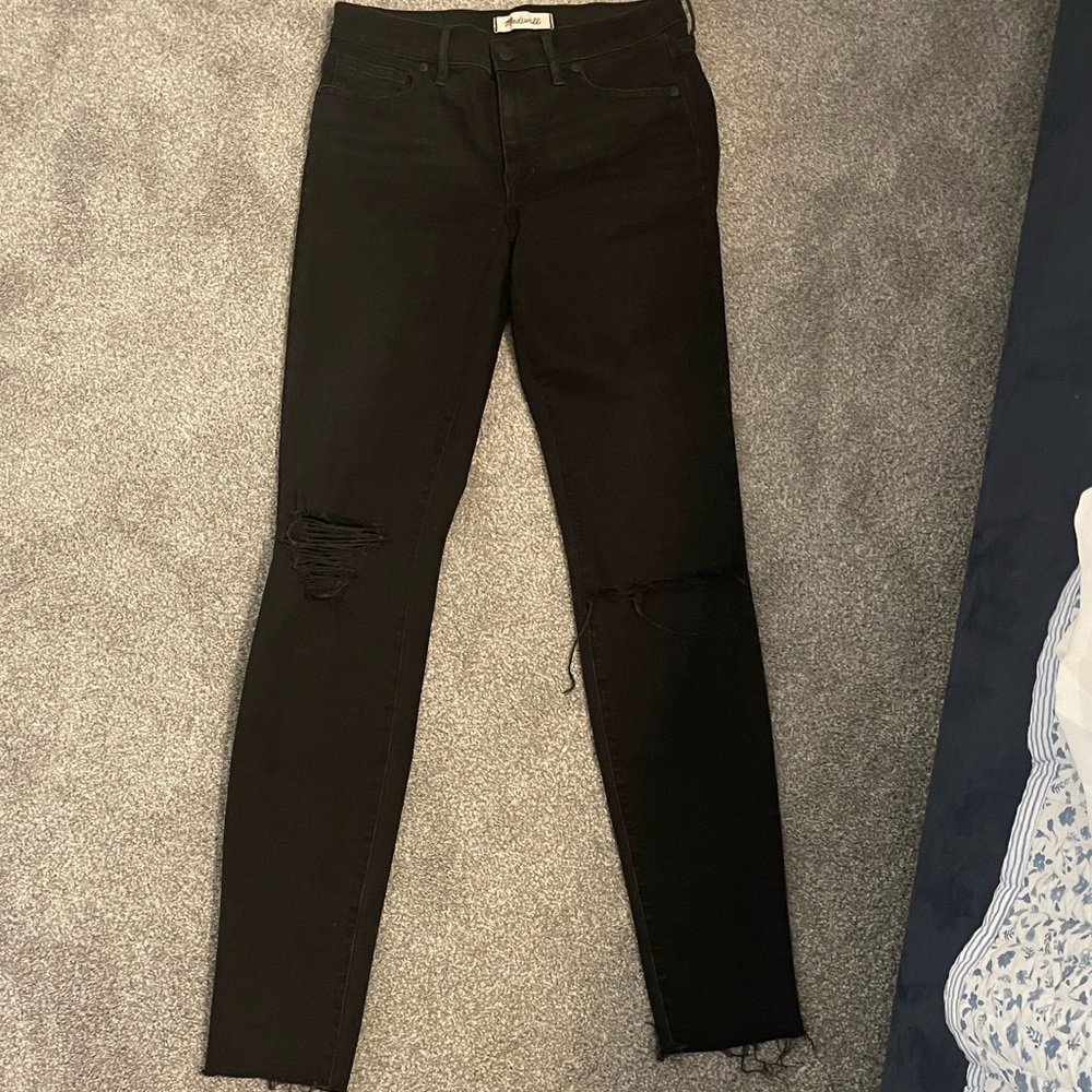 Madewell faded black skinny Jean